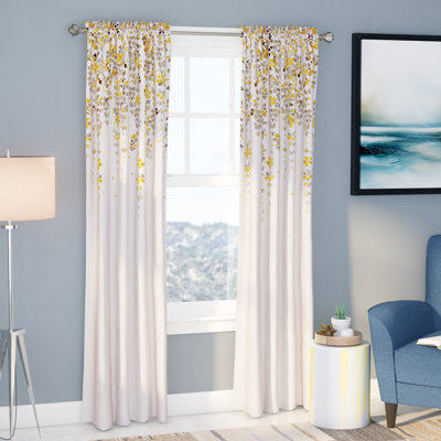 Yellow Amp Gold Curtains Amp Drapes You Ll Love Wayfair